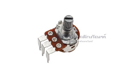 [E] WH148 วอลลุ่ม 3 ขา แบบงอ Volume 5K แกนยาว 15 mm
